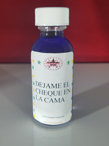 Déjame el cheke en la cama