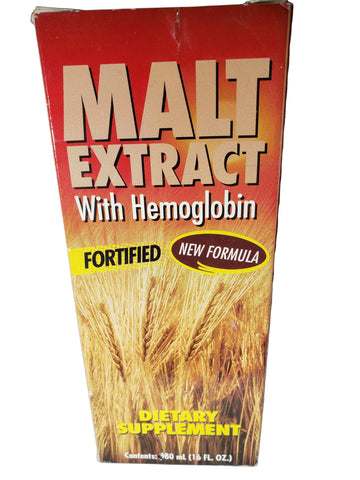 Malt extraxt/xon hemoglobina