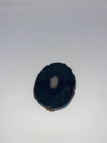 Ágata disc dark blue