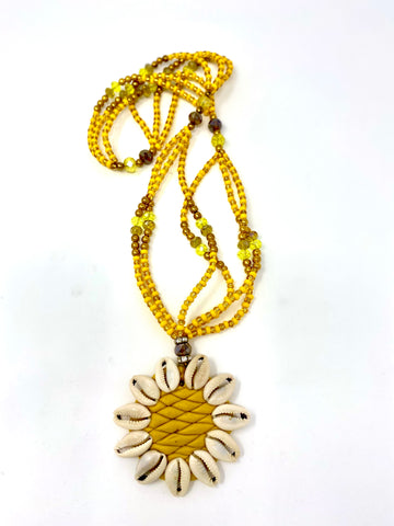 Oshun shells necklaces beeds